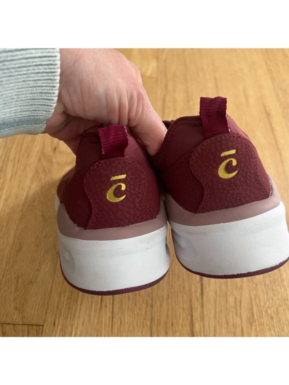 Clove Royal Maroon Nursing Healthcare Comfort Shoes Women's Size 8 - Picture 6 of 9